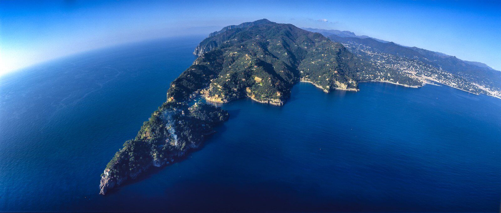 portofino aerial shot